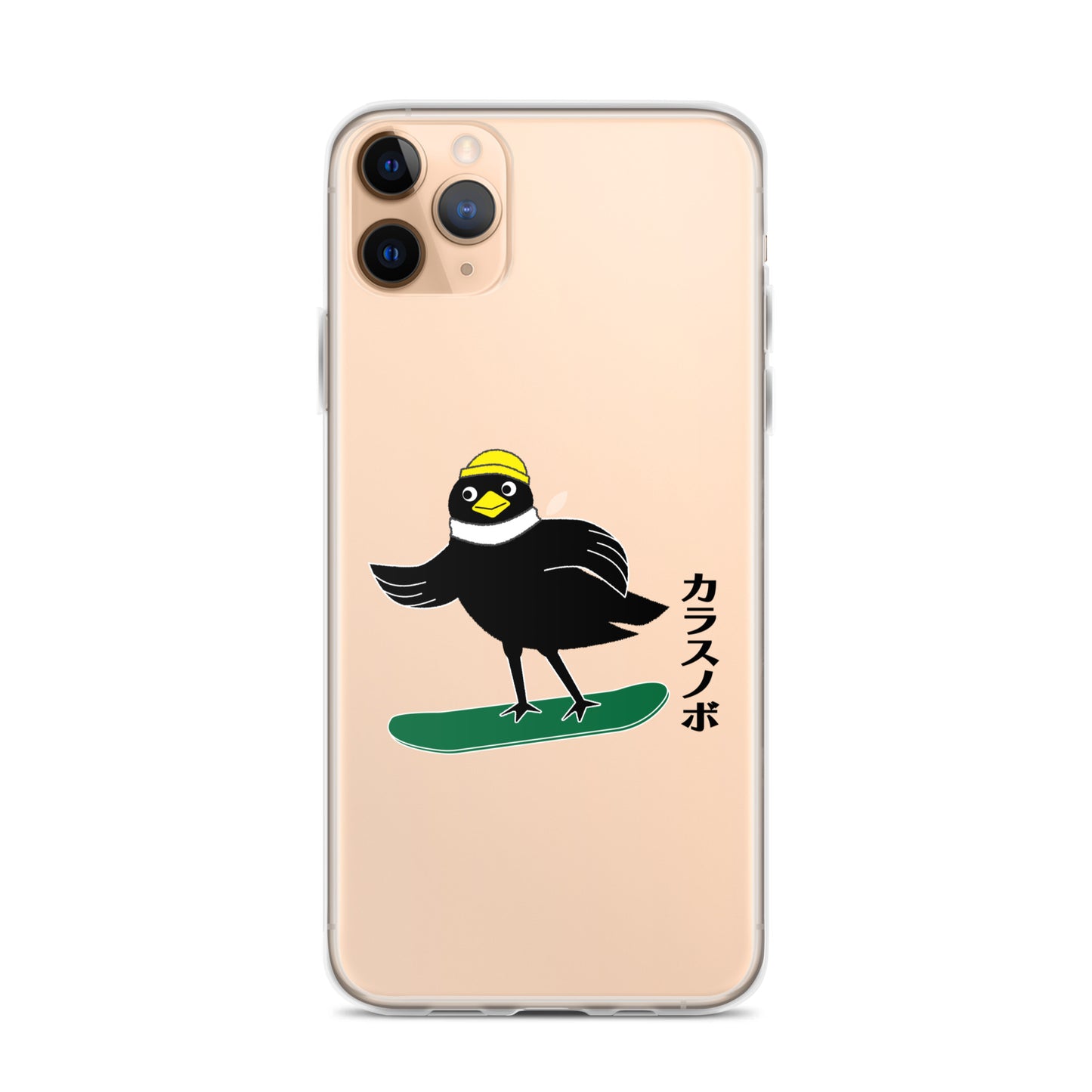 iPhone Case Snowboarding Crow