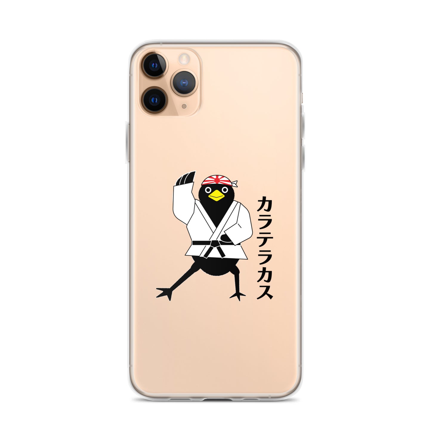 Clear Case for iPhone® Karate Crow
