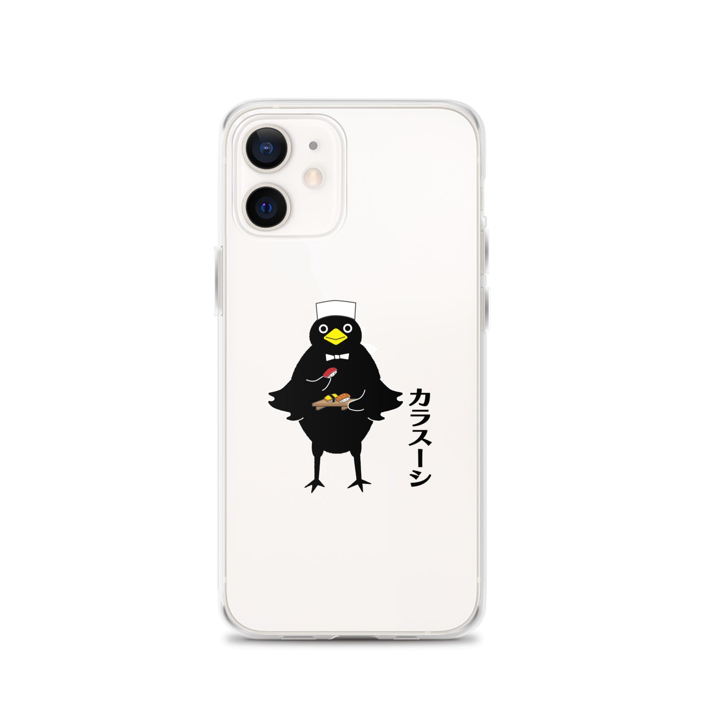 Clear Case for iPhone® Sushi Crow