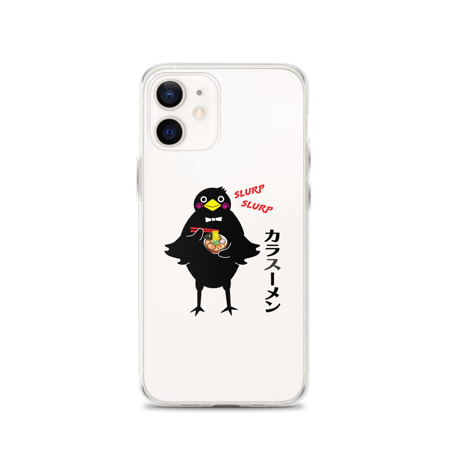 Clear Case for iPhone® Ramen Crow