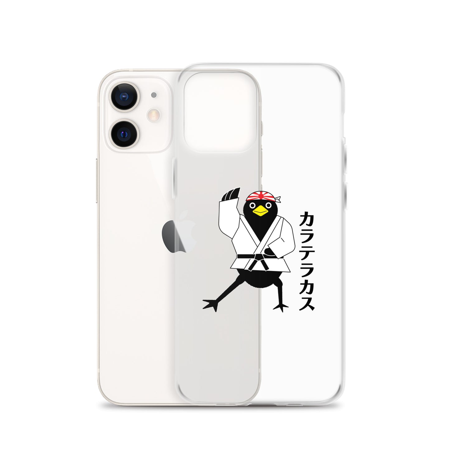 Clear Case for iPhone® Karate Crow
