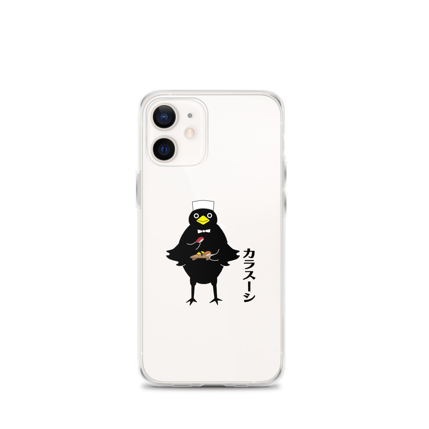 Clear Case for iPhone® Sushi Crow