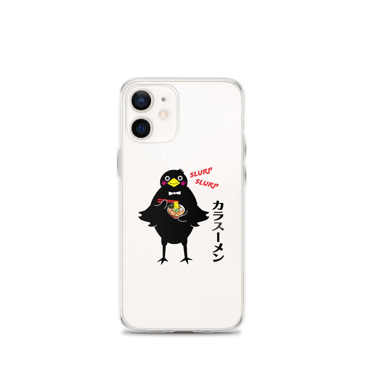 Clear Case for iPhone® Ramen Crow