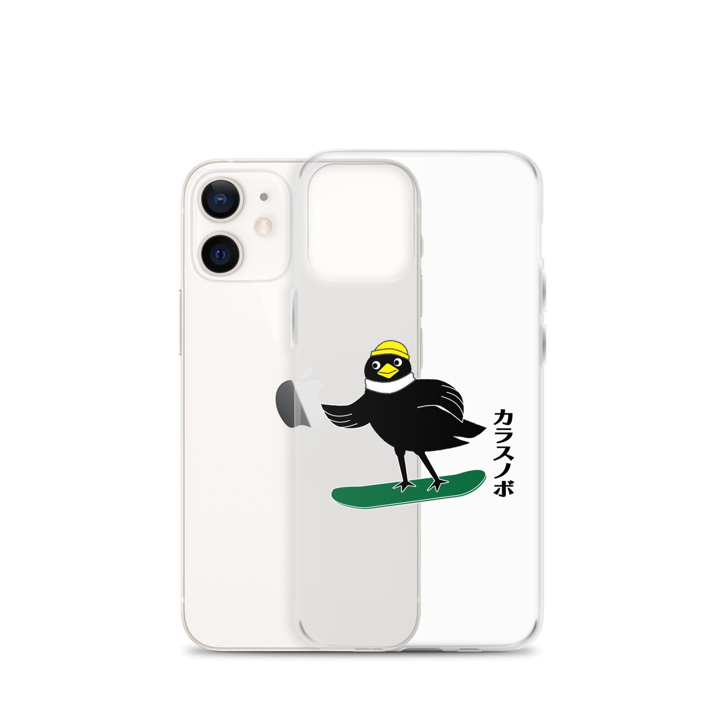 iPhone Case Snowboarding Crow