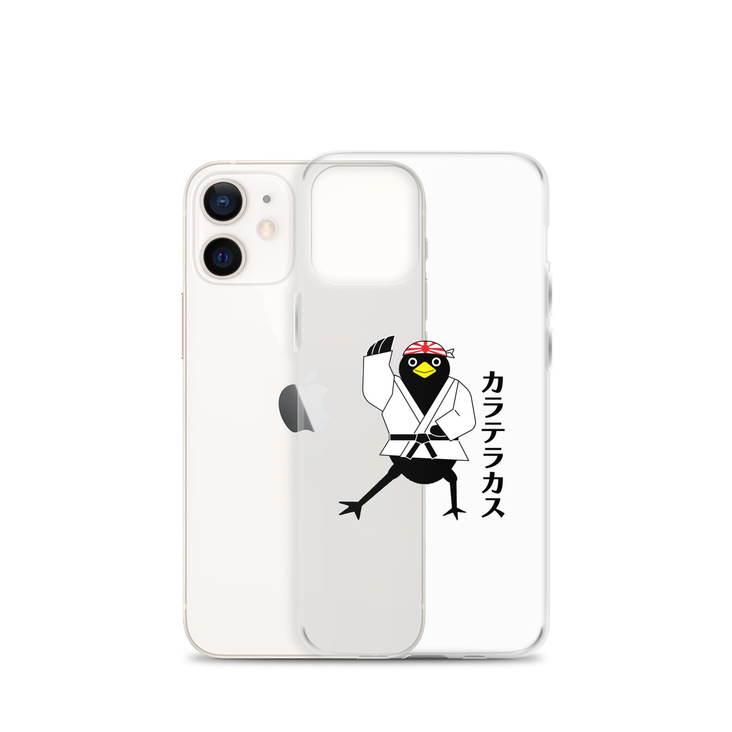 Clear Case for iPhone® Karate Crow