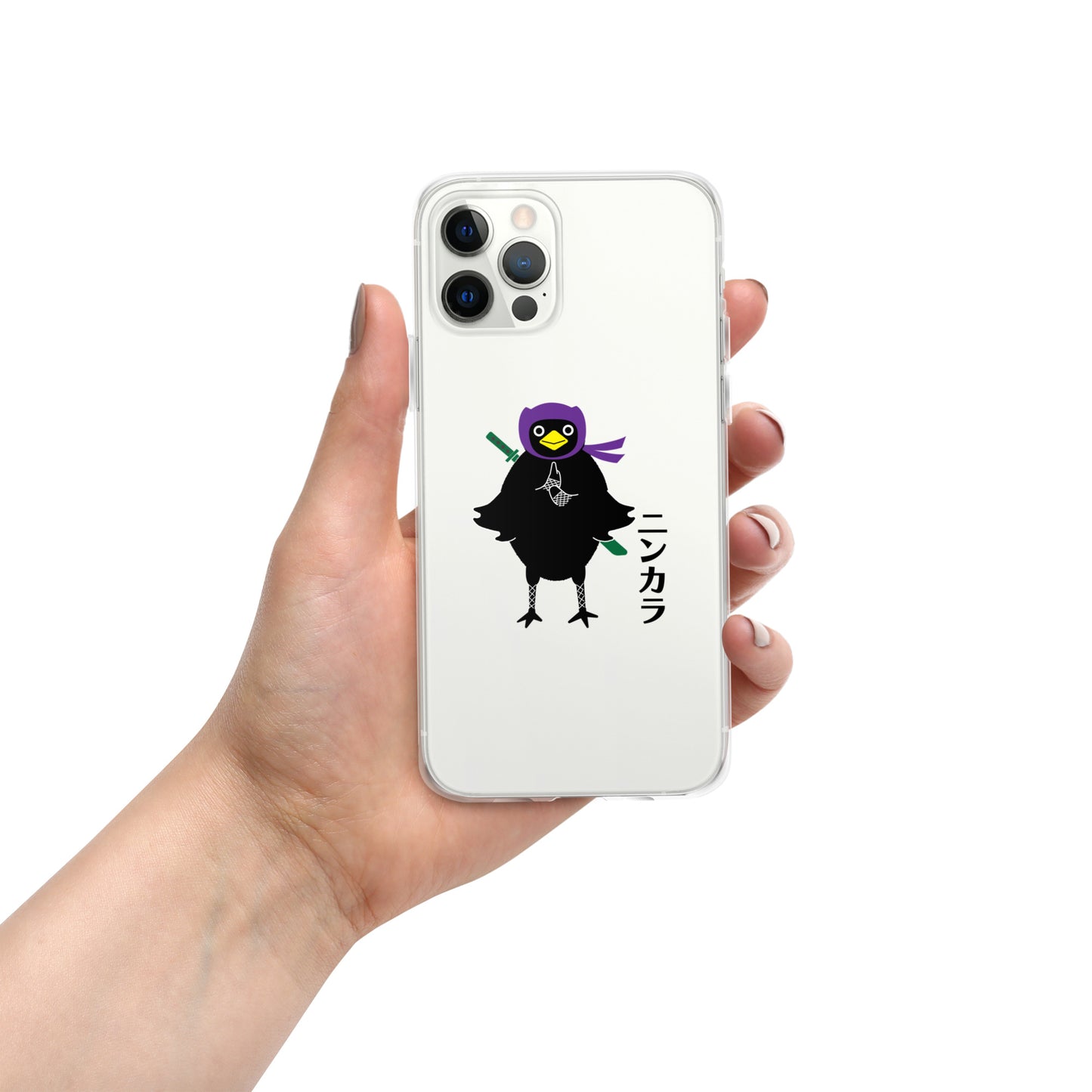 Clear Case for iPhone® Crow Ninja