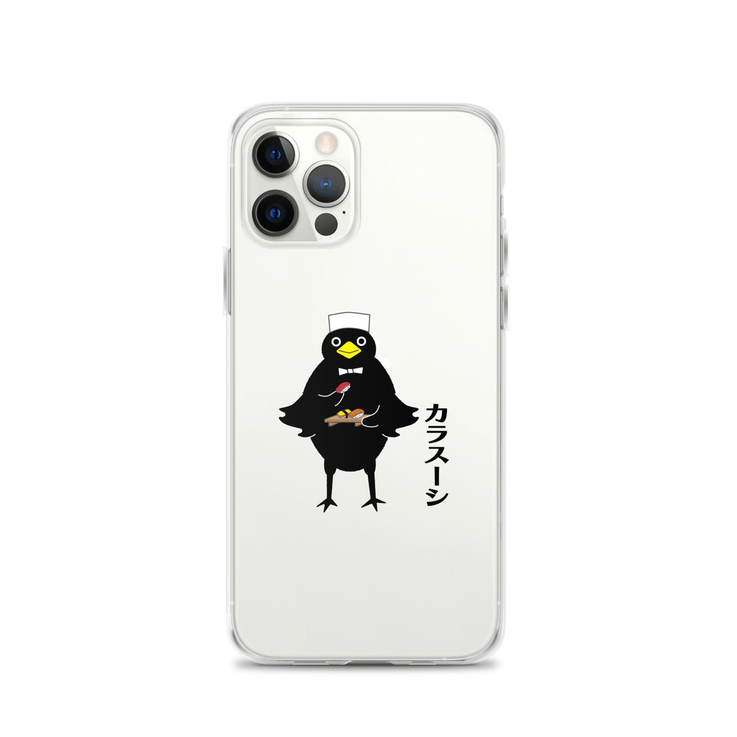 Clear Case for iPhone® Sushi Crow