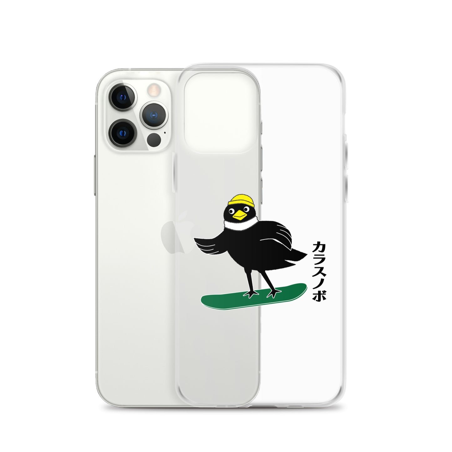 iPhone Case Snowboarding Crow