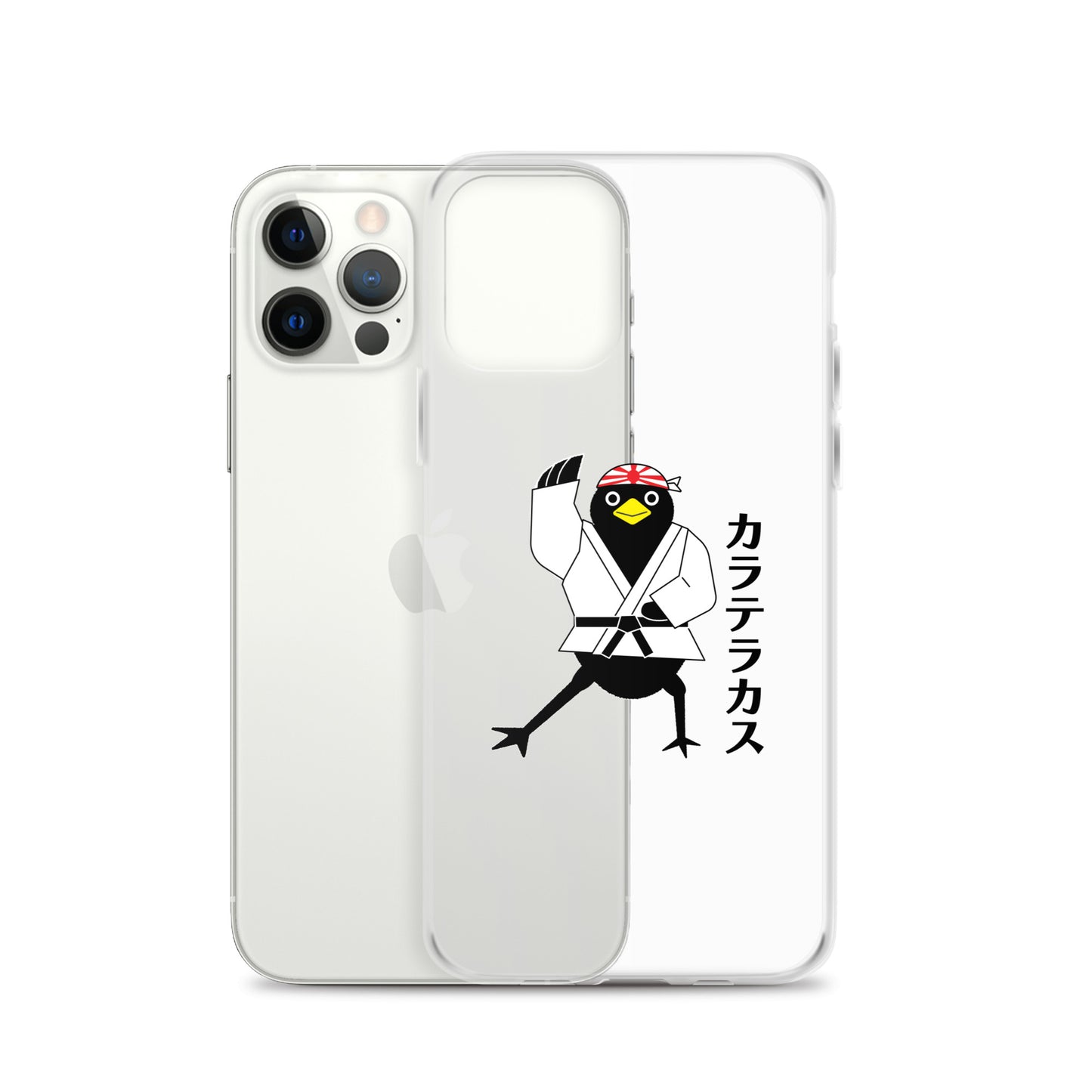Clear Case for iPhone® Karate Crow