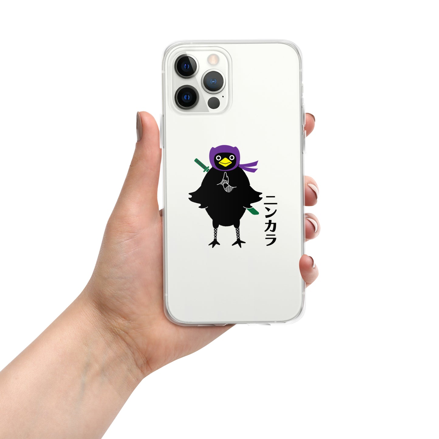 Clear Case for iPhone® Crow Ninja