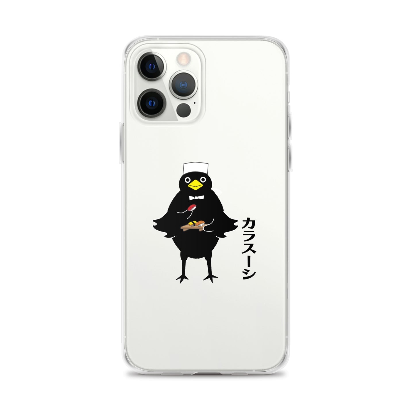 Clear Case for iPhone® Sushi Crow