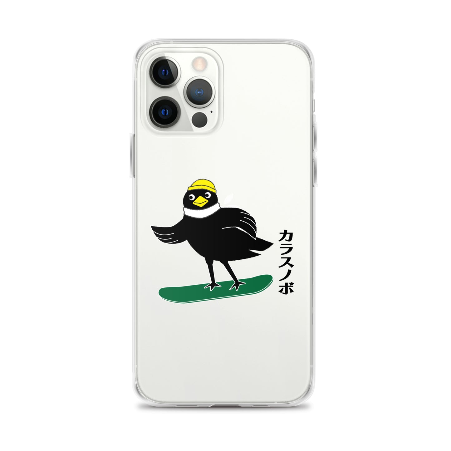 iPhone Case Snowboarding Crow
