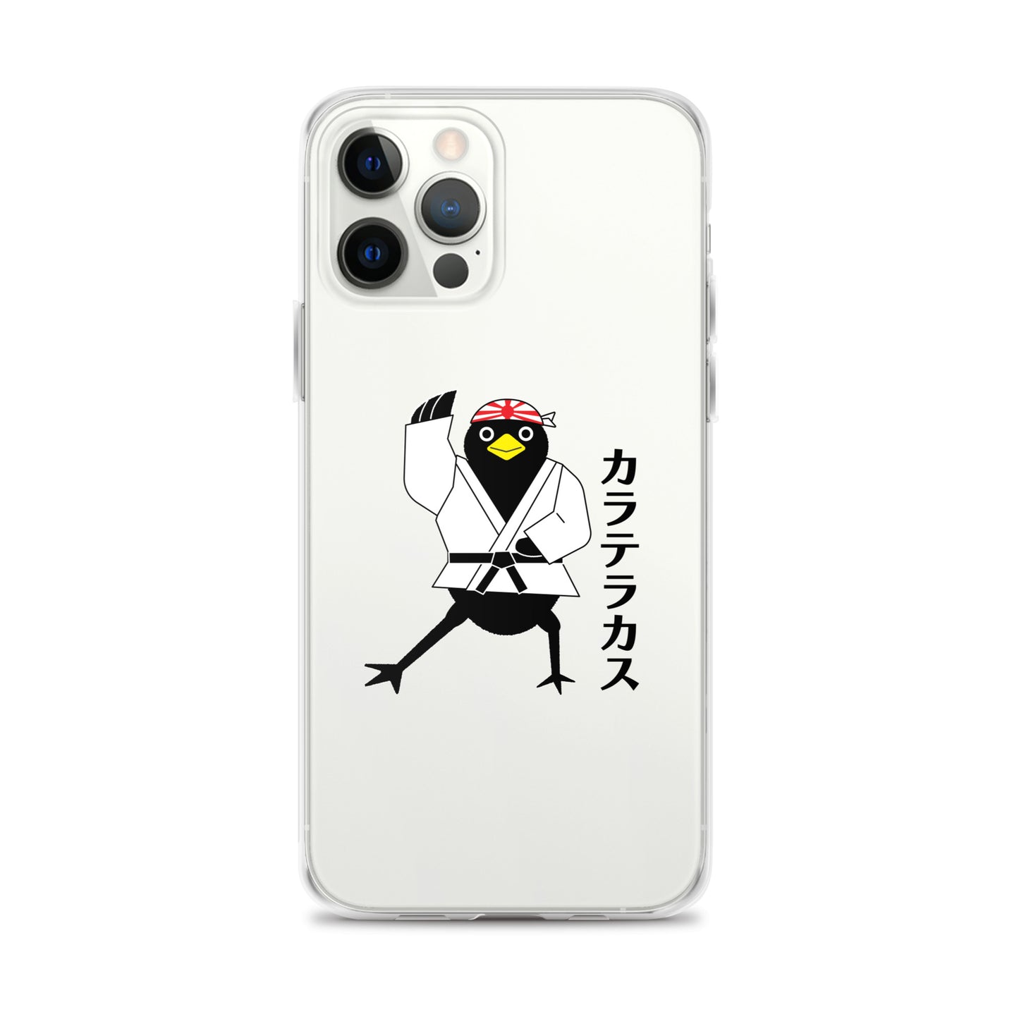 Clear Case for iPhone® Karate Crow