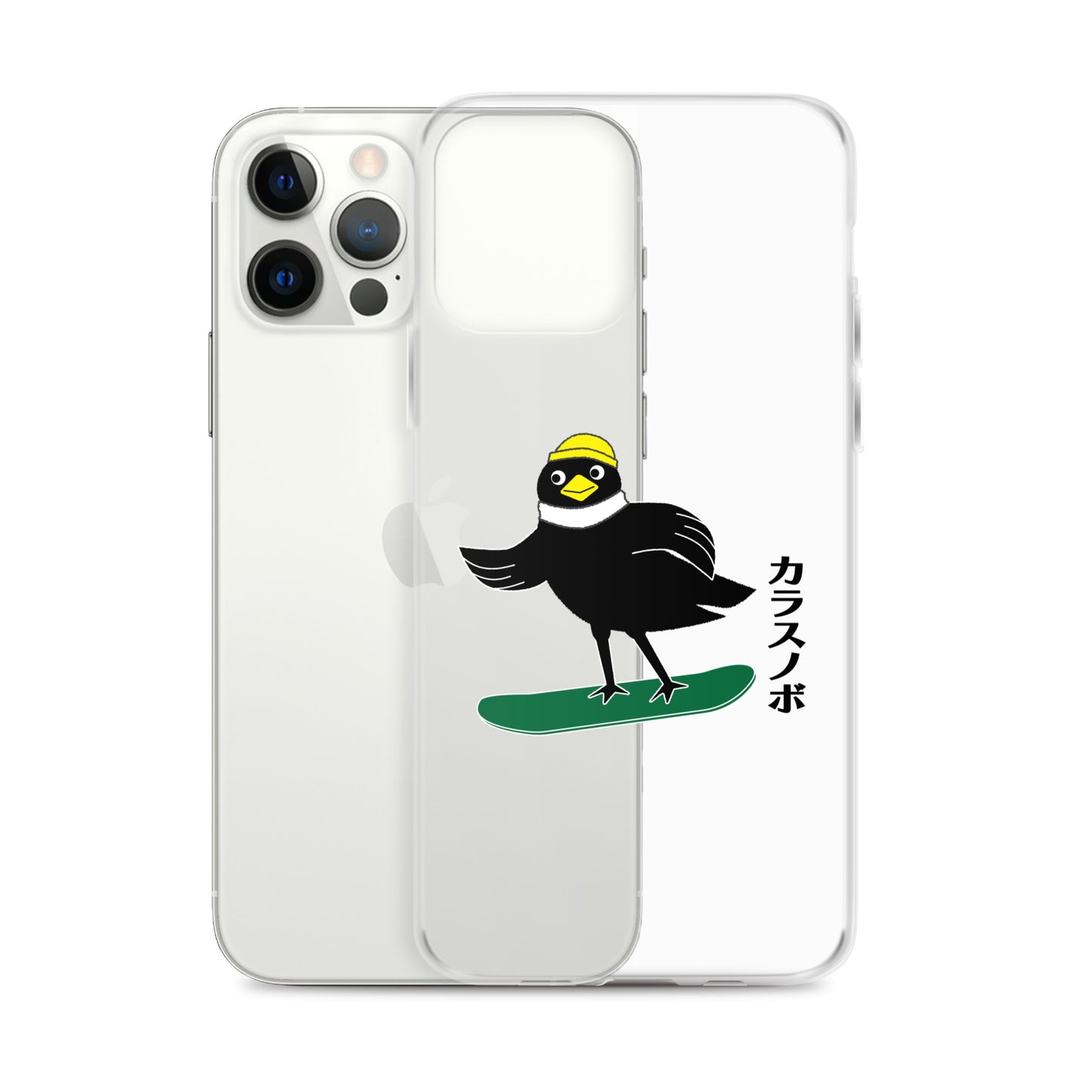 iPhone Case Snowboarding Crow