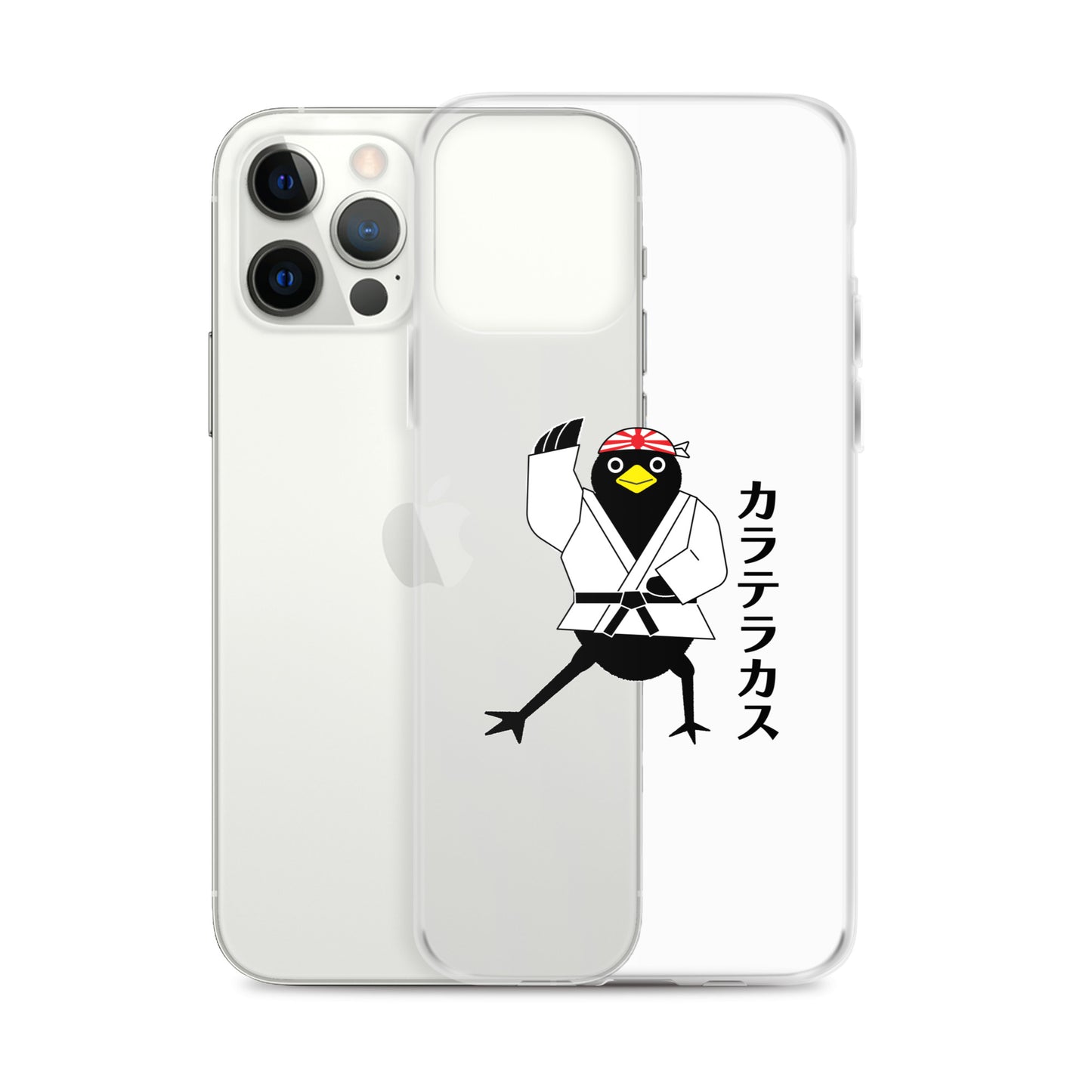 Clear Case for iPhone® Karate Crow