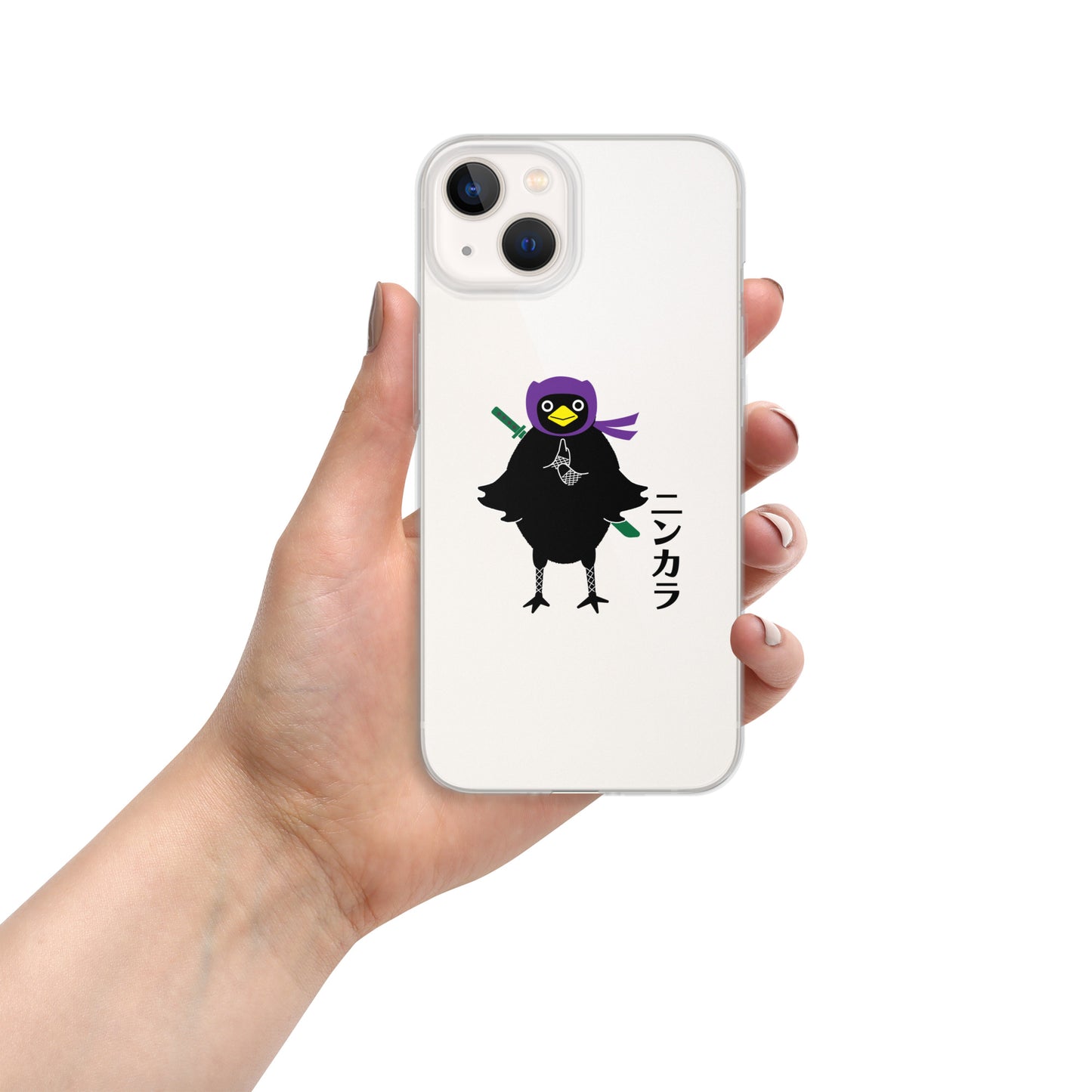 Clear Case for iPhone® Crow Ninja