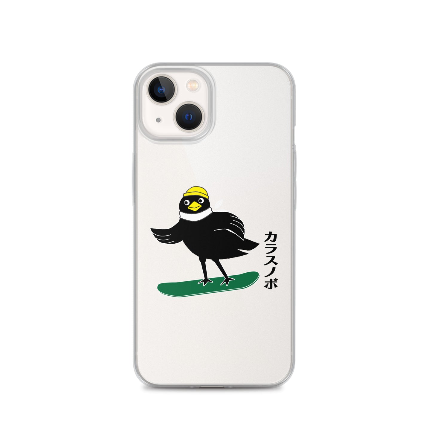 iPhone Case Snowboarding Crow