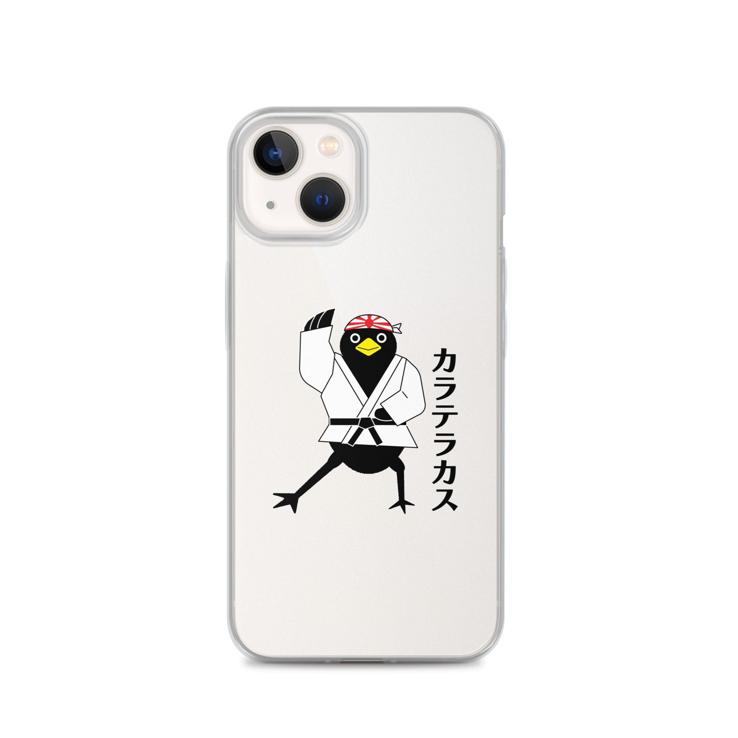 Clear Case for iPhone® Karate Crow