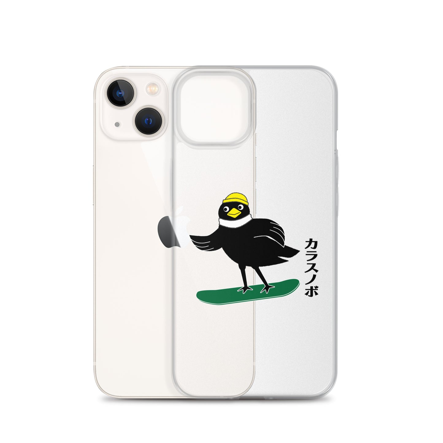 iPhone Case Snowboarding Crow