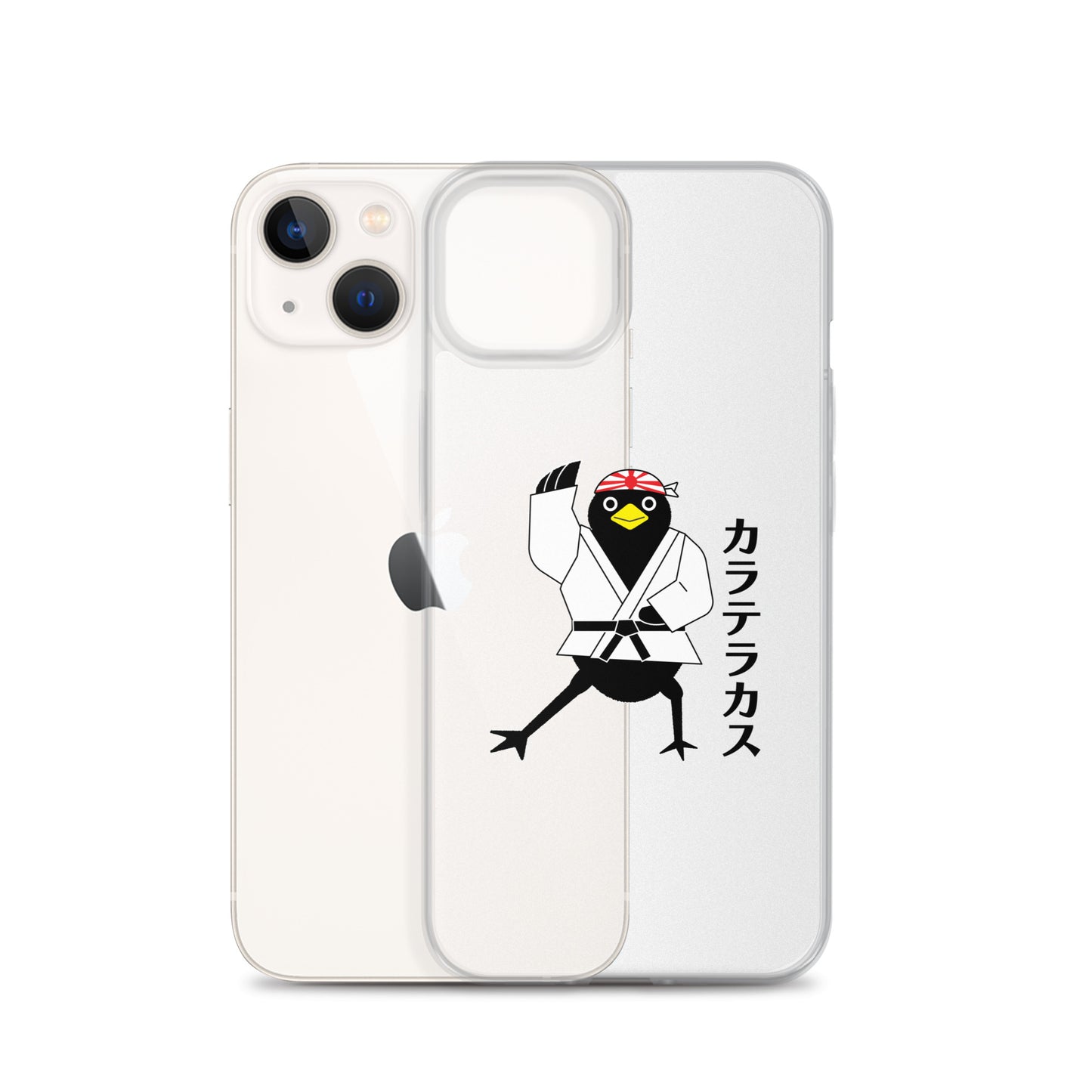 Clear Case for iPhone® Karate Crow