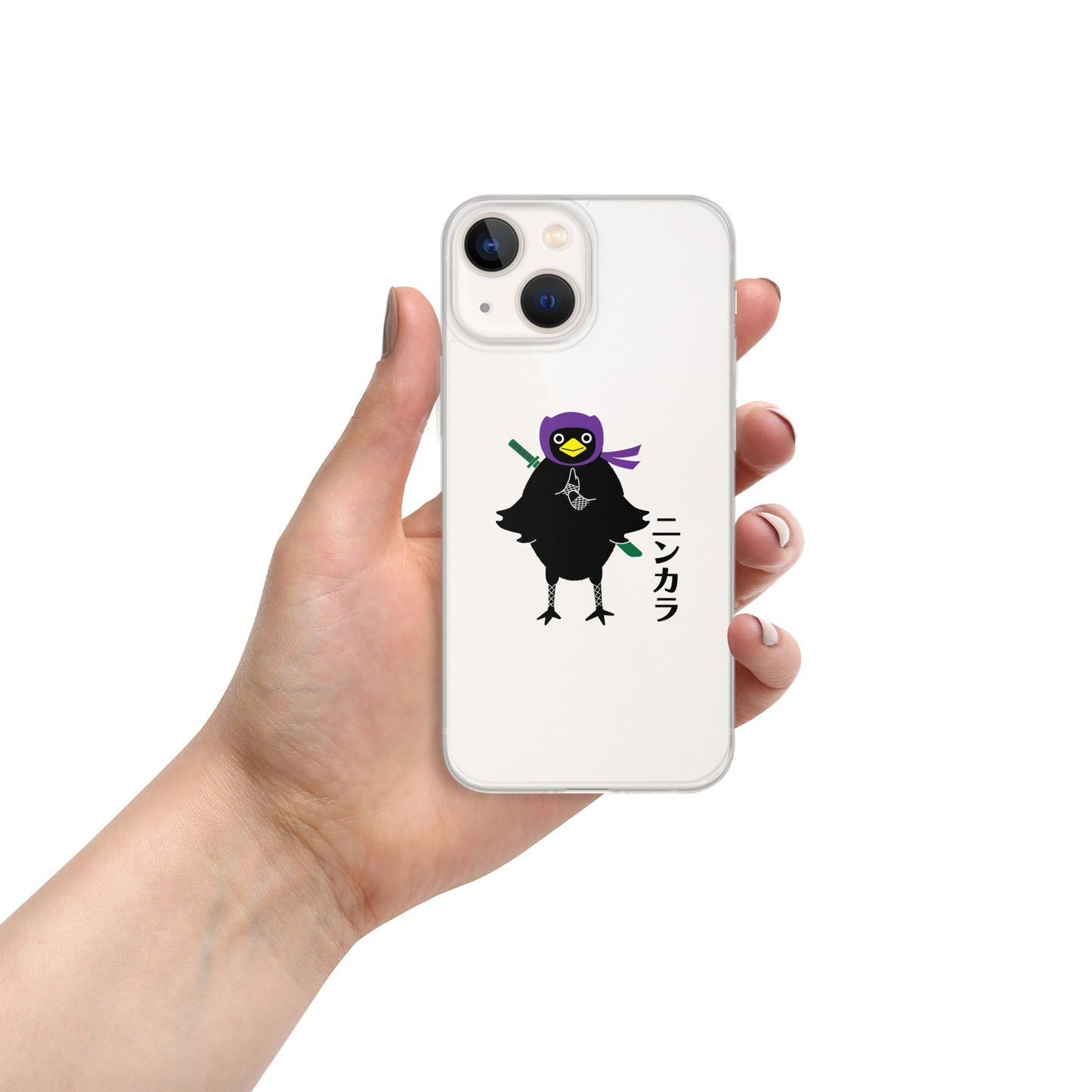 Clear Case for iPhone® Crow Ninja