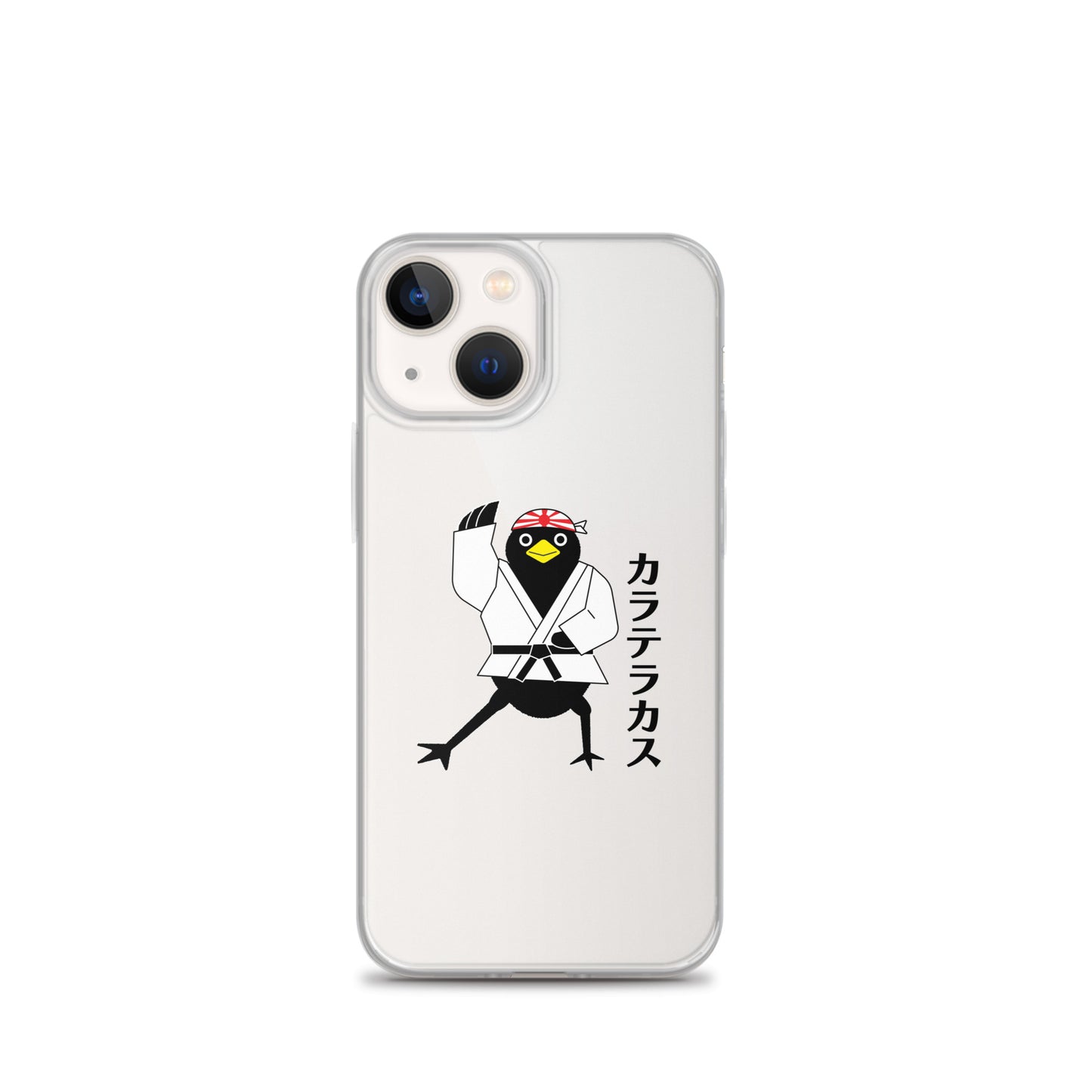 Clear Case for iPhone® Karate Crow