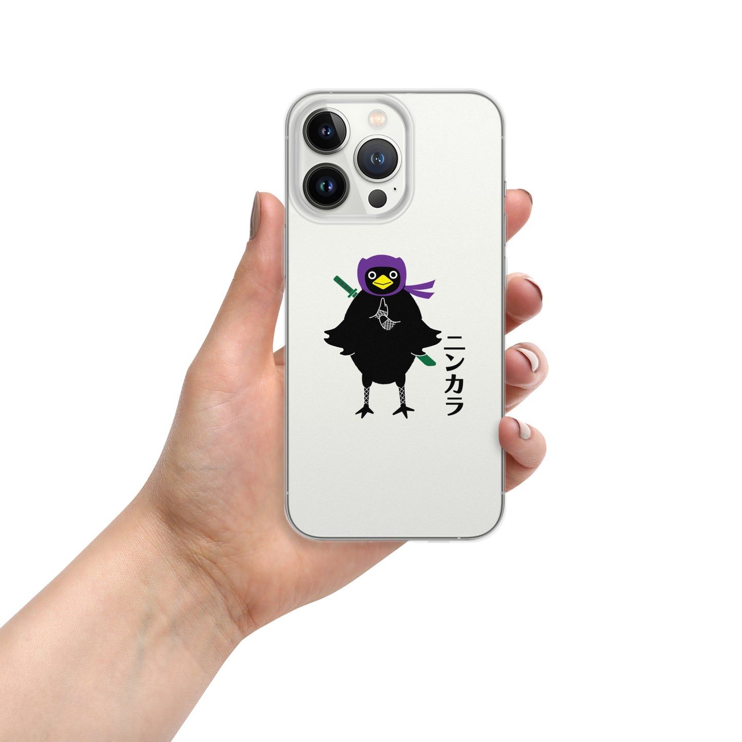 Clear Case for iPhone® Crow Ninja