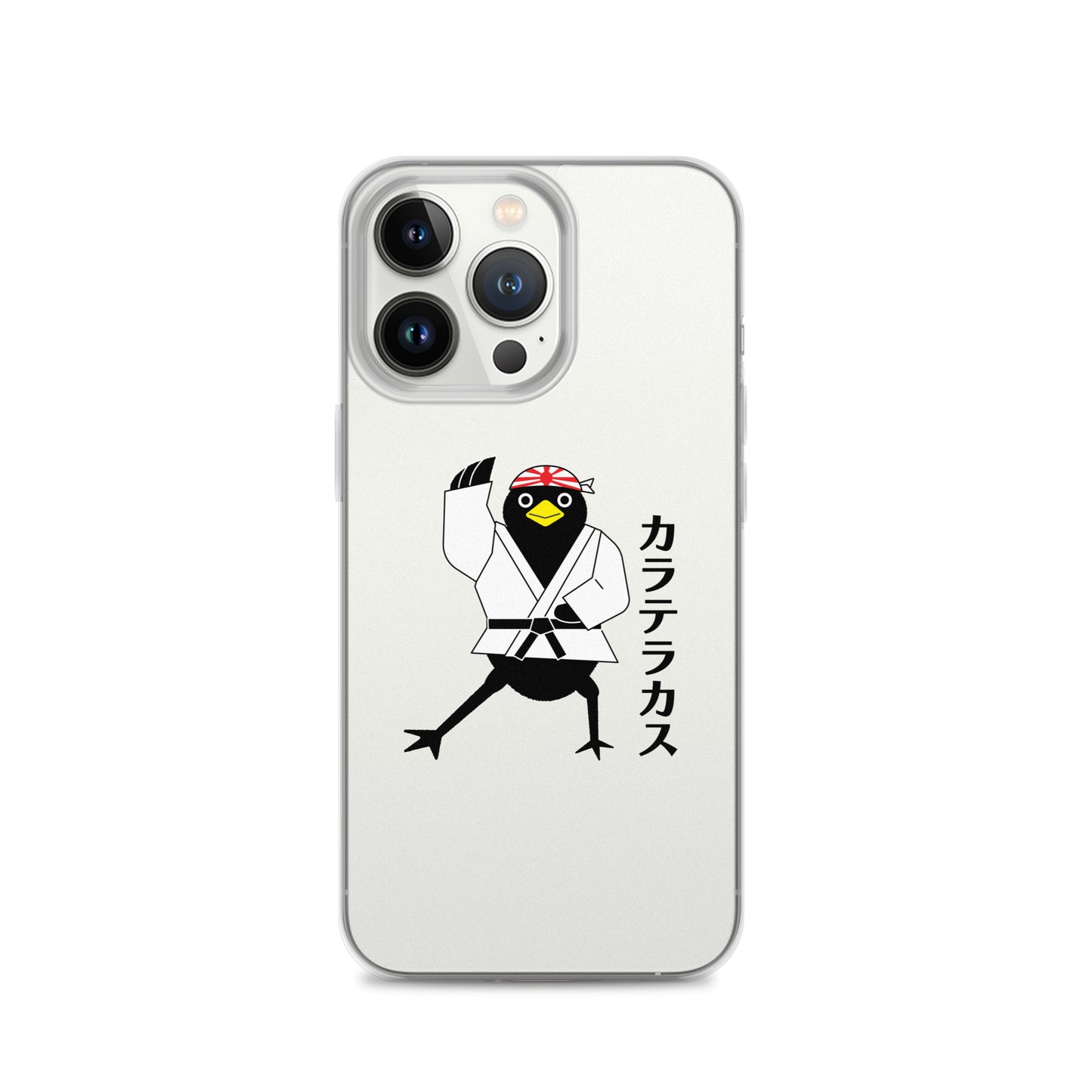 Clear Case for iPhone® Karate Crow