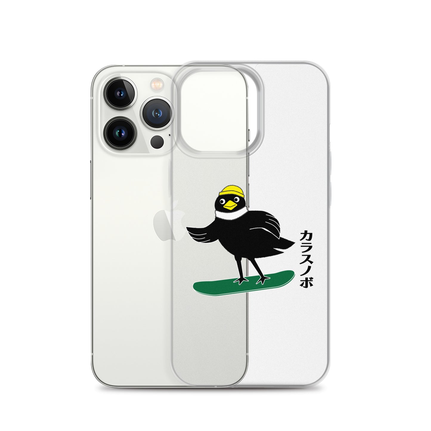 iPhone Case Snowboarding Crow