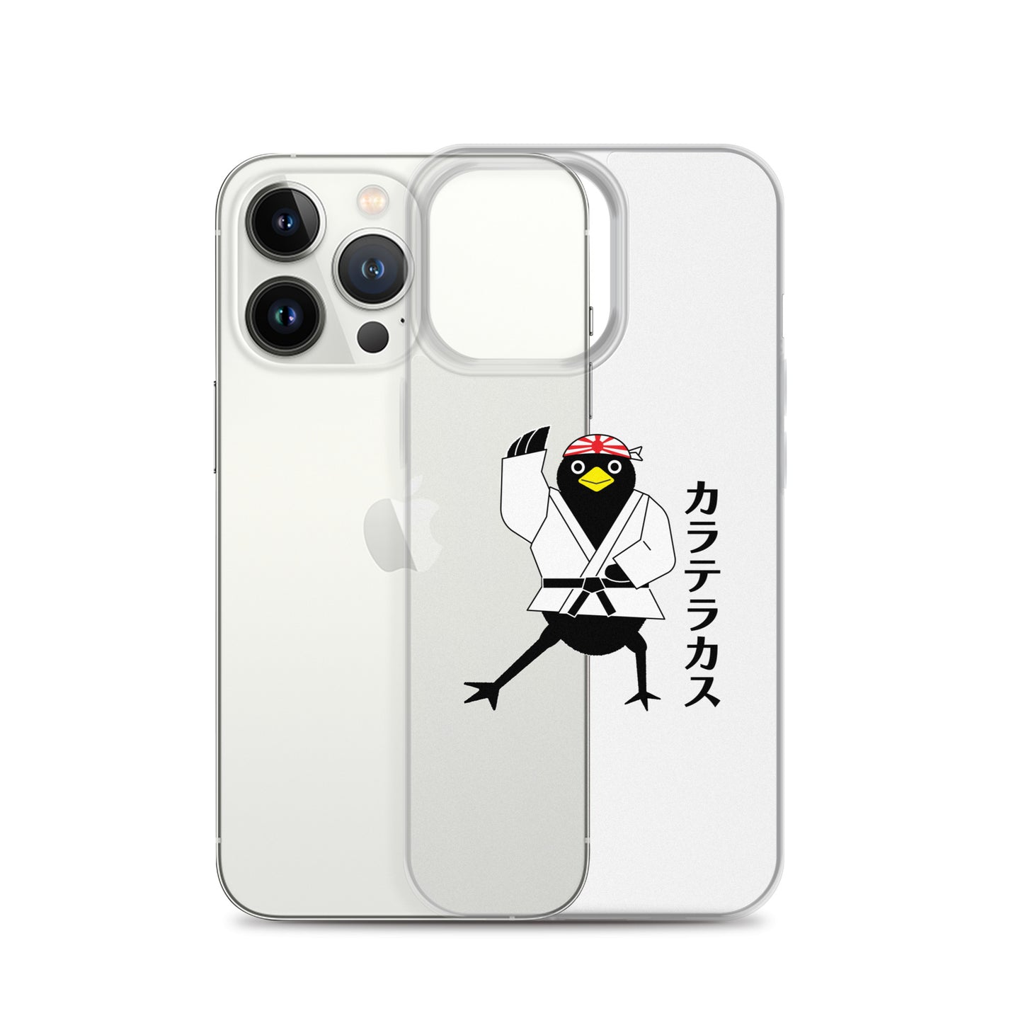 Clear Case for iPhone® Karate Crow