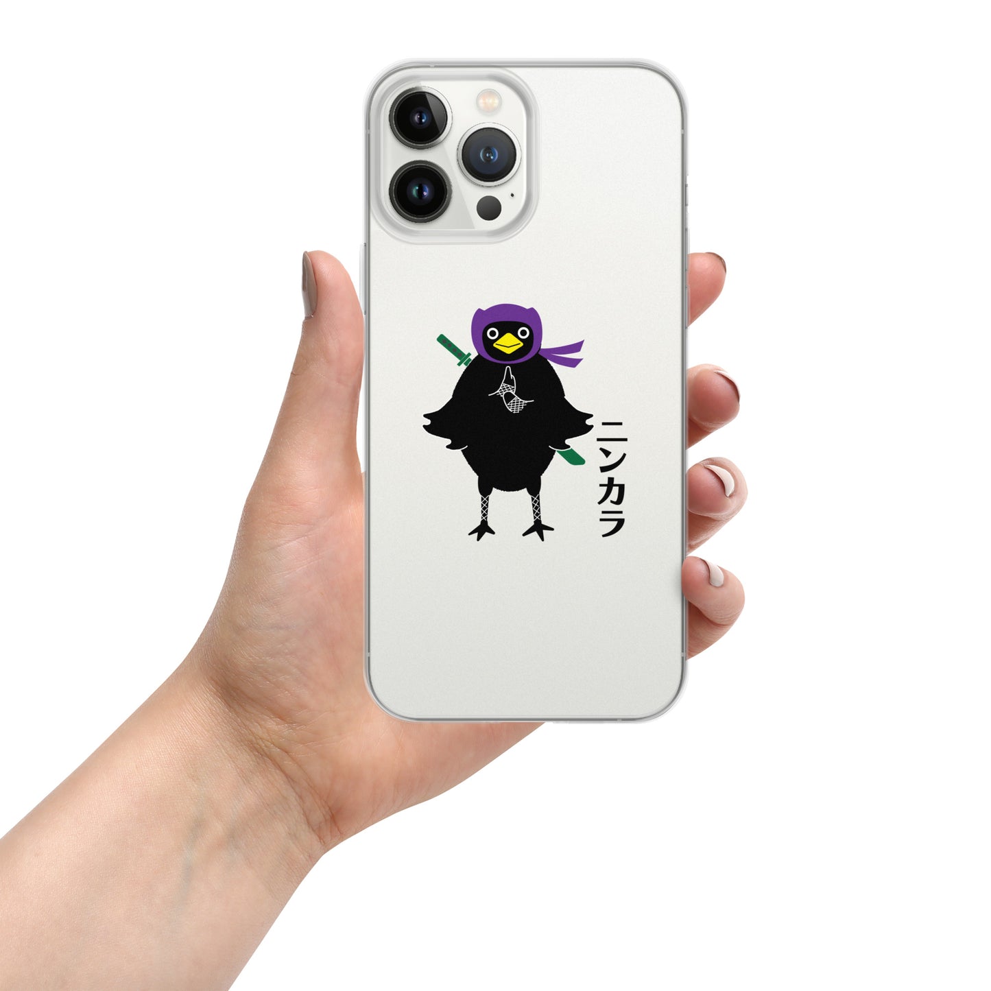 Clear Case for iPhone® Crow Ninja