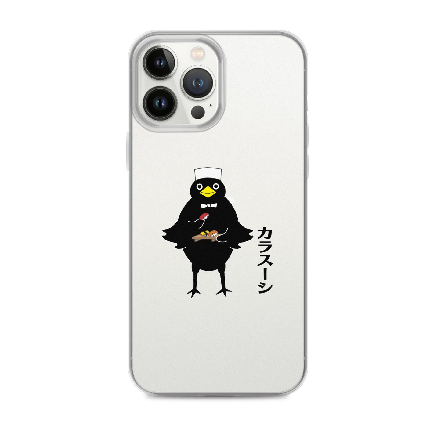 Clear Case for iPhone® Sushi Crow