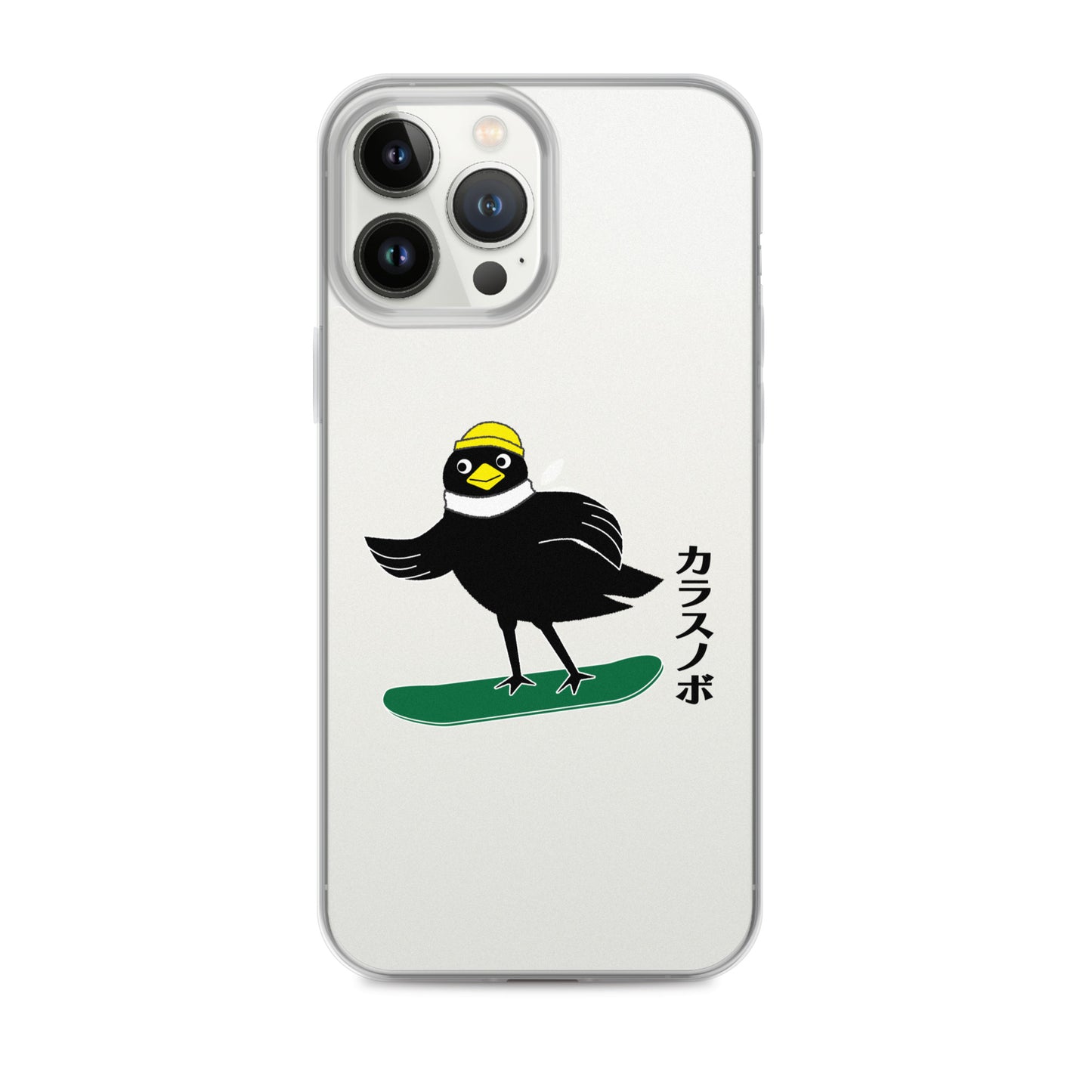 iPhone Case Snowboarding Crow