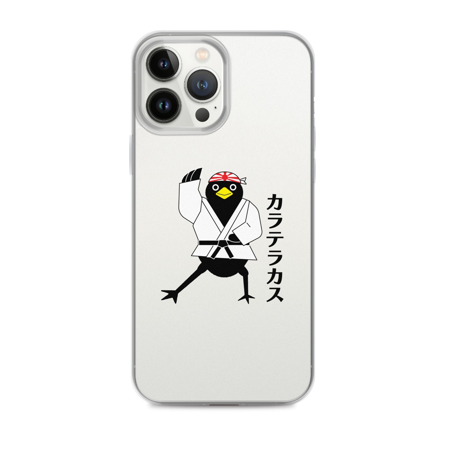 Clear Case for iPhone® Karate Crow