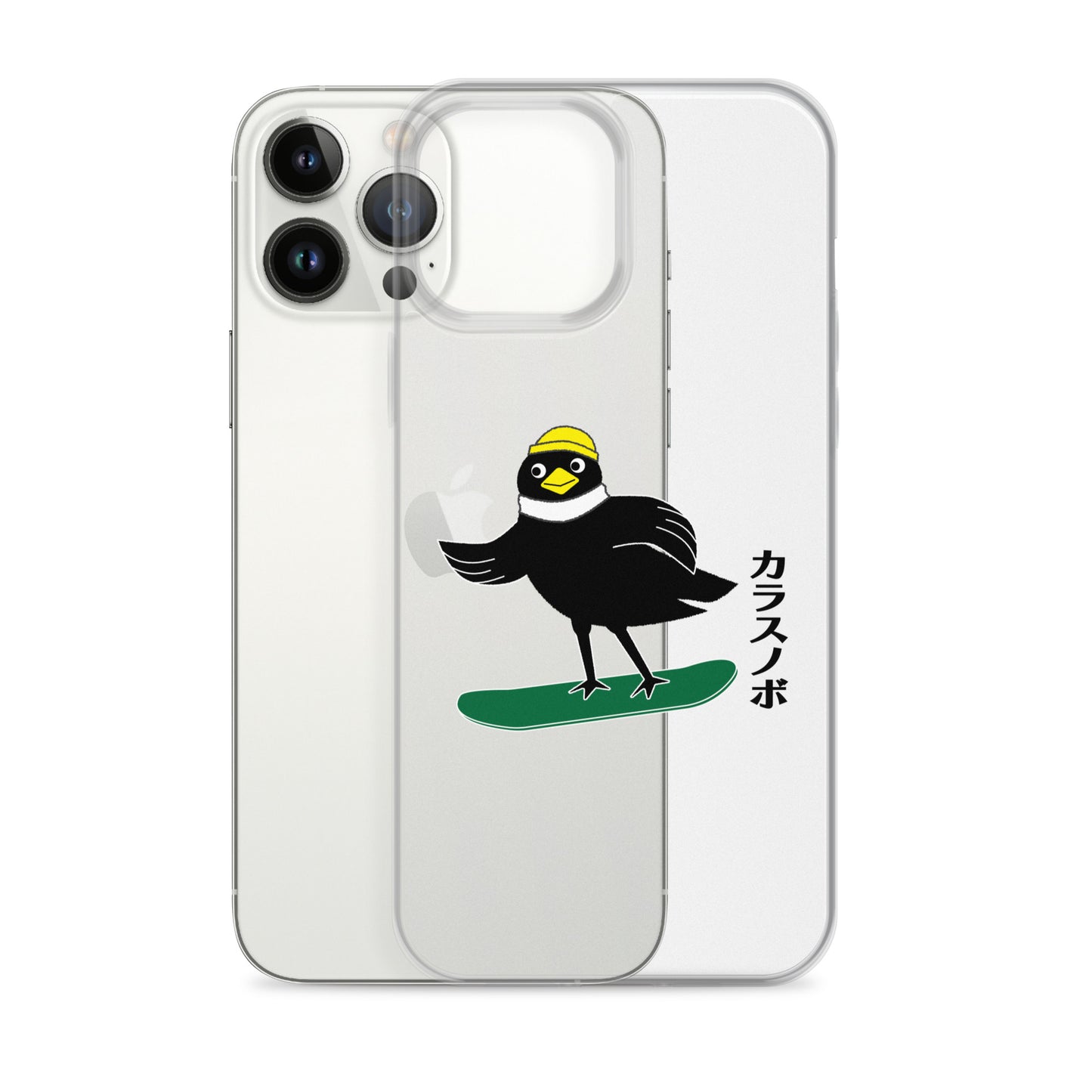 iPhone Case Snowboarding Crow