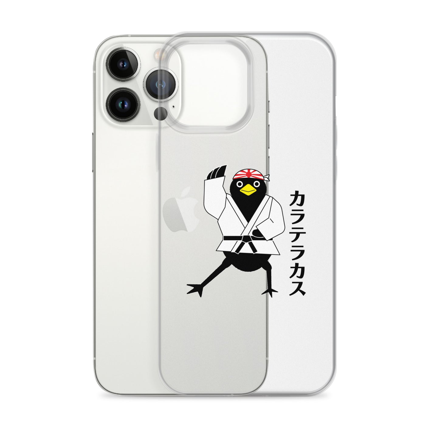 Clear Case for iPhone® Karate Crow