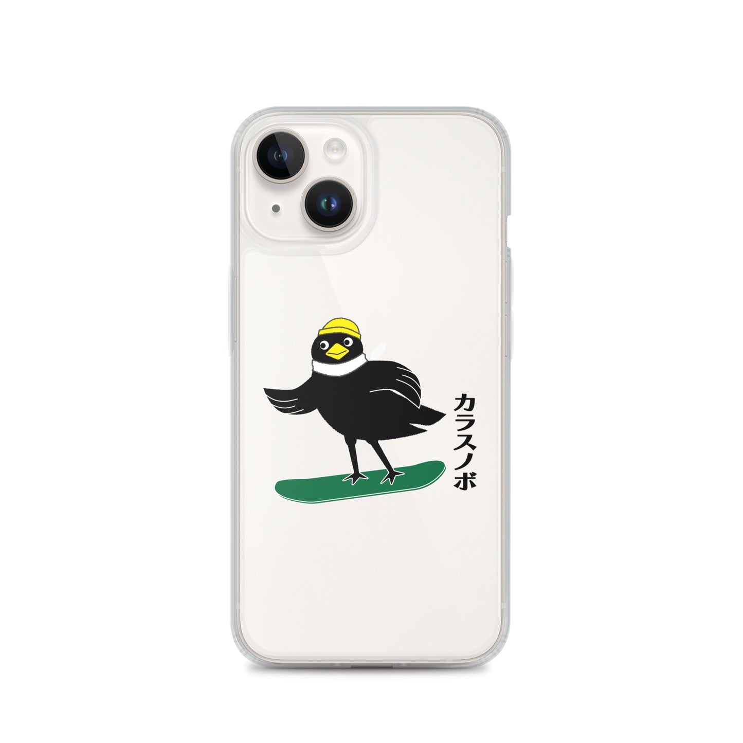 iPhone Case Snowboarding Crow