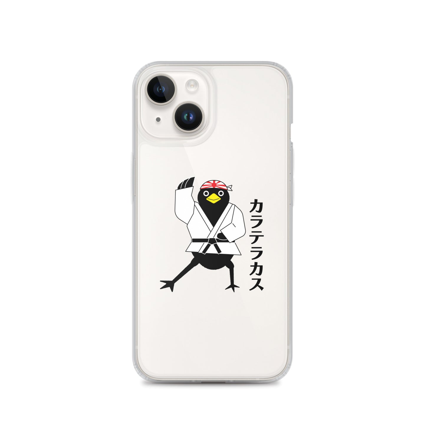 Clear Case for iPhone® Karate Crow