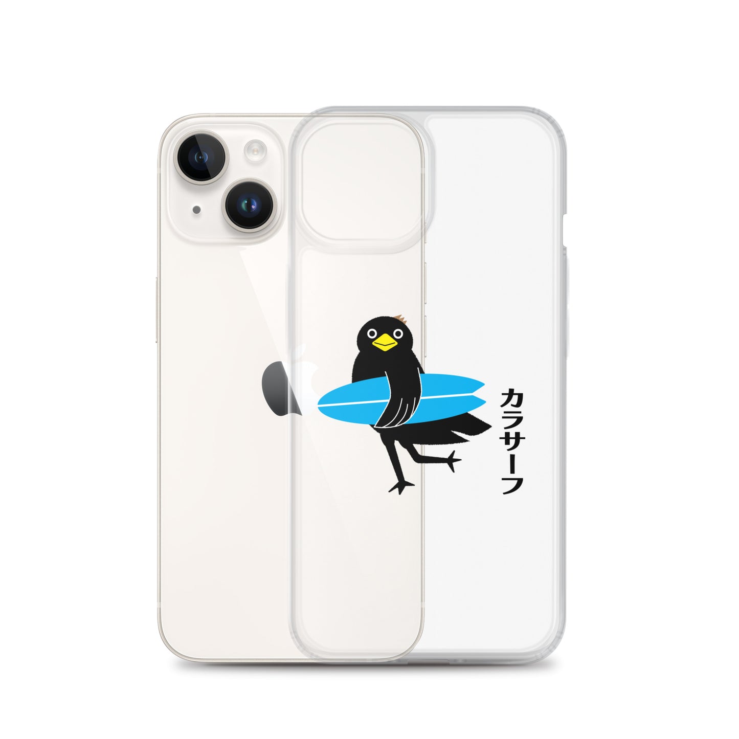 iPhone® Case Surfing Crow