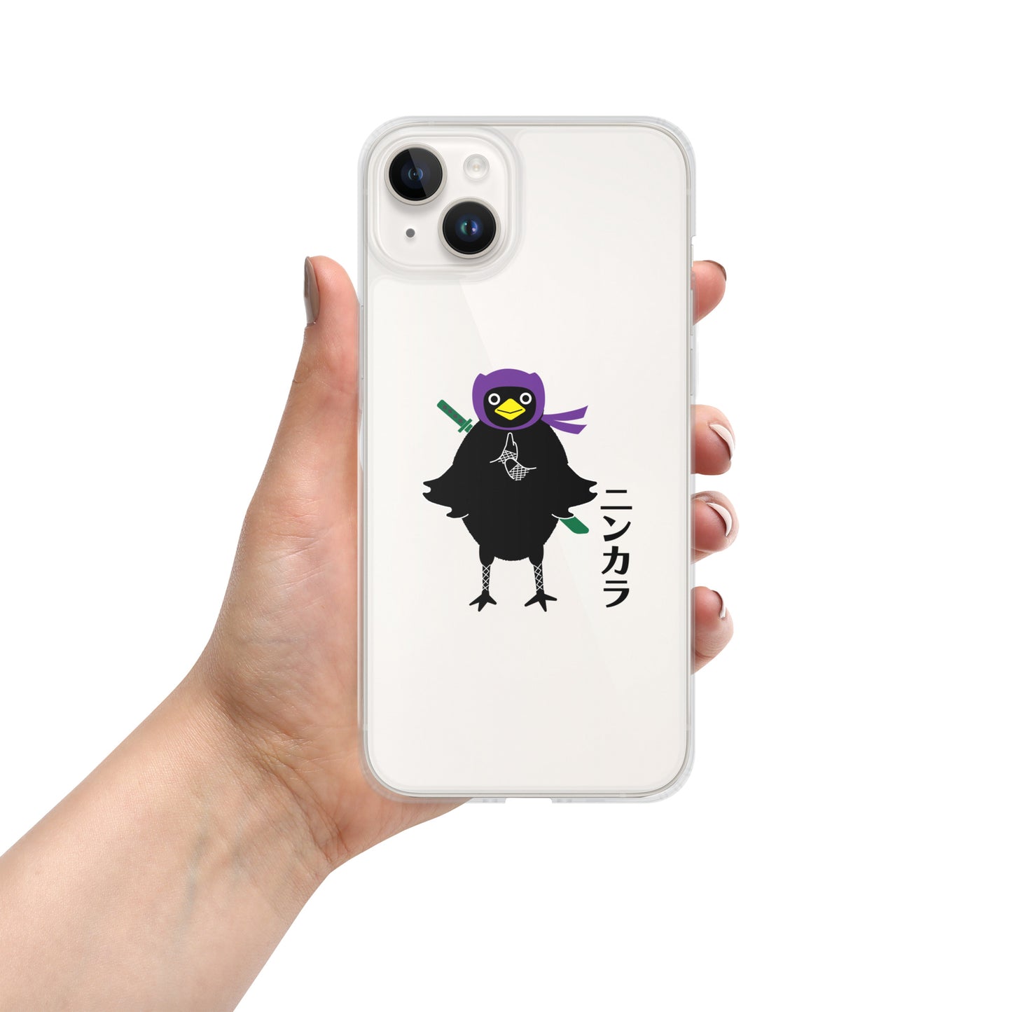Clear Case for iPhone® Crow Ninja