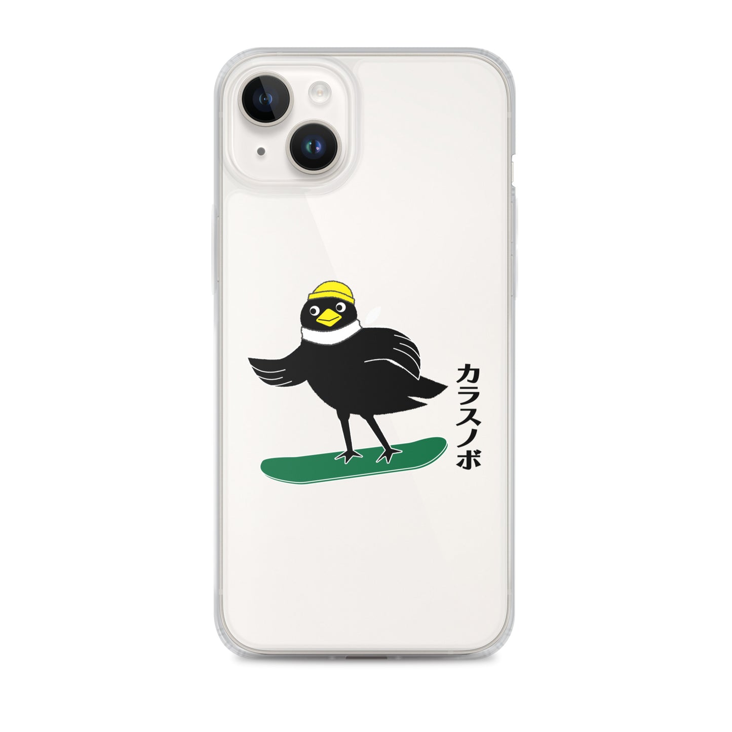iPhone Case Snowboarding Crow