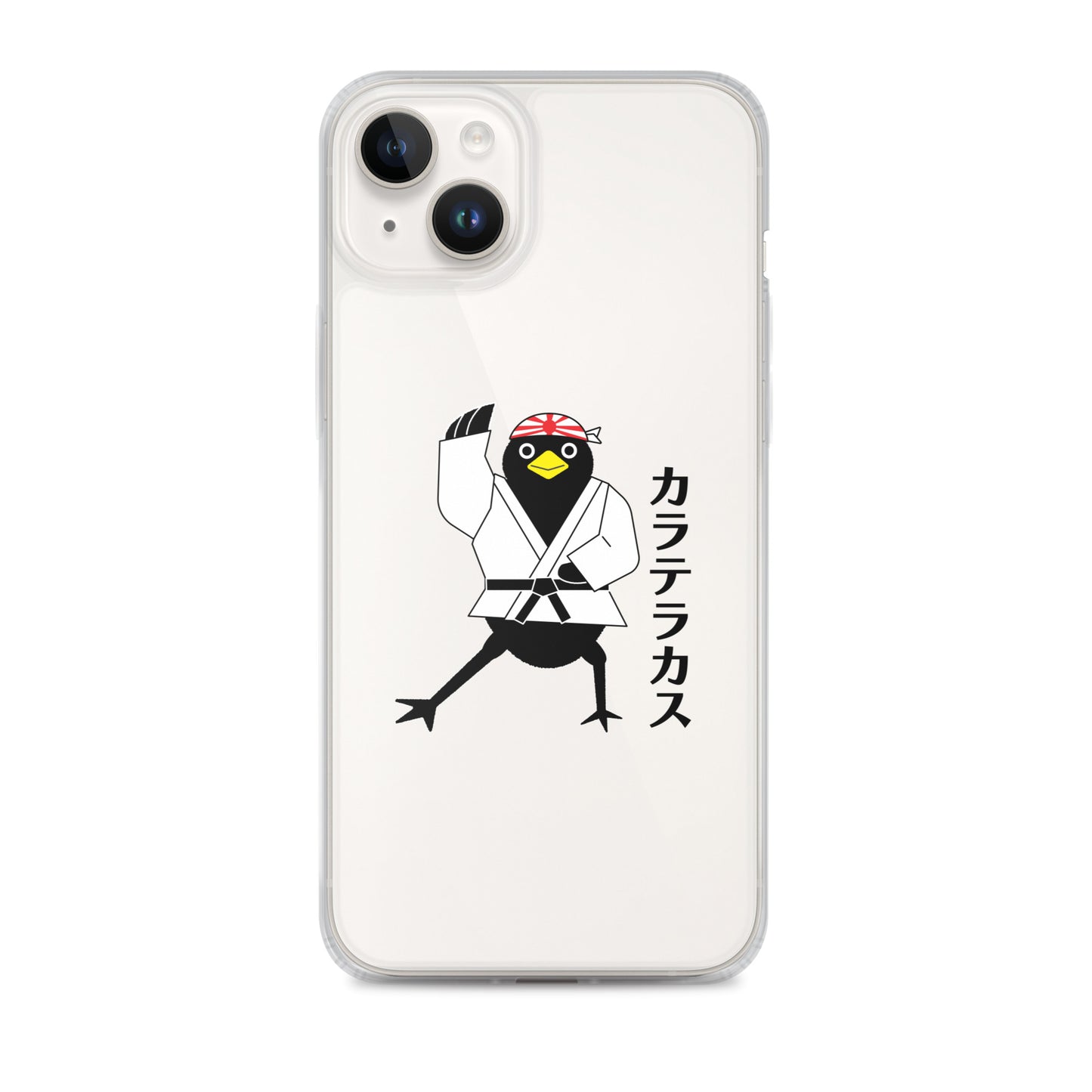 Clear Case for iPhone® Karate Crow