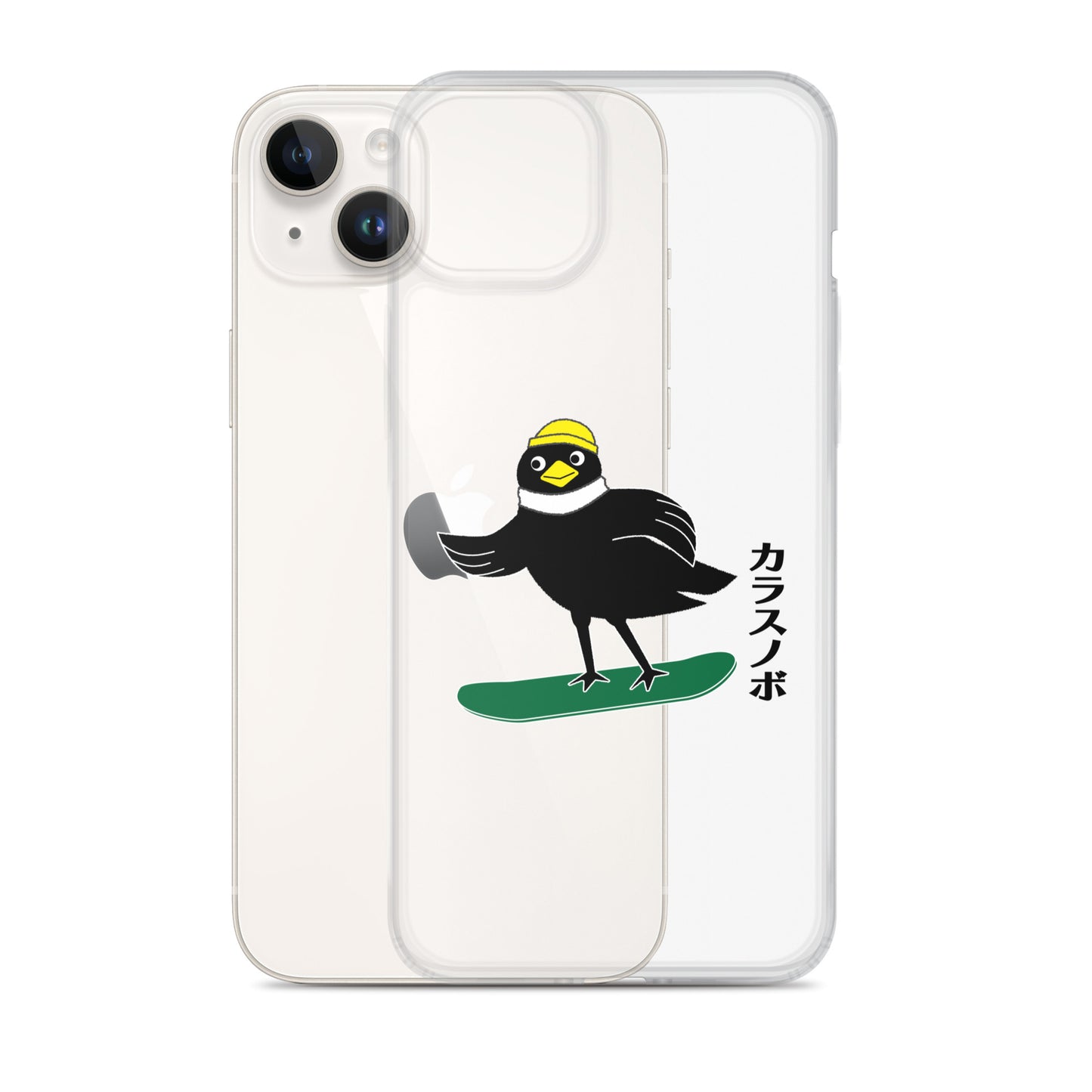 iPhone Case Snowboarding Crow