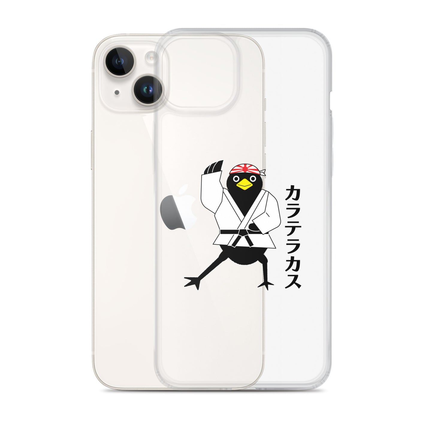 Clear Case for iPhone® Karate Crow