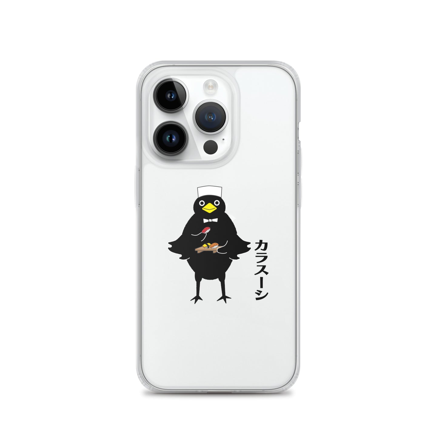Clear Case for iPhone® Sushi Crow