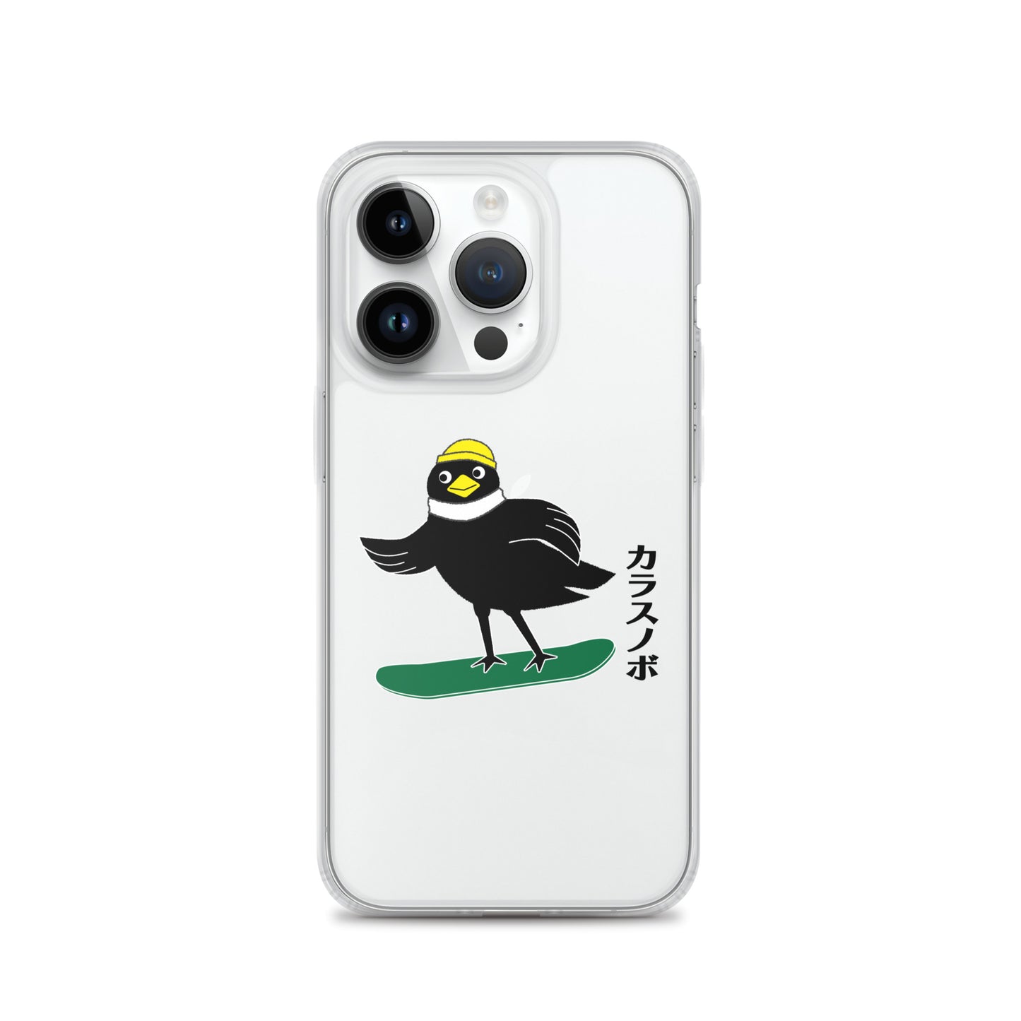 iPhone Case Snowboarding Crow