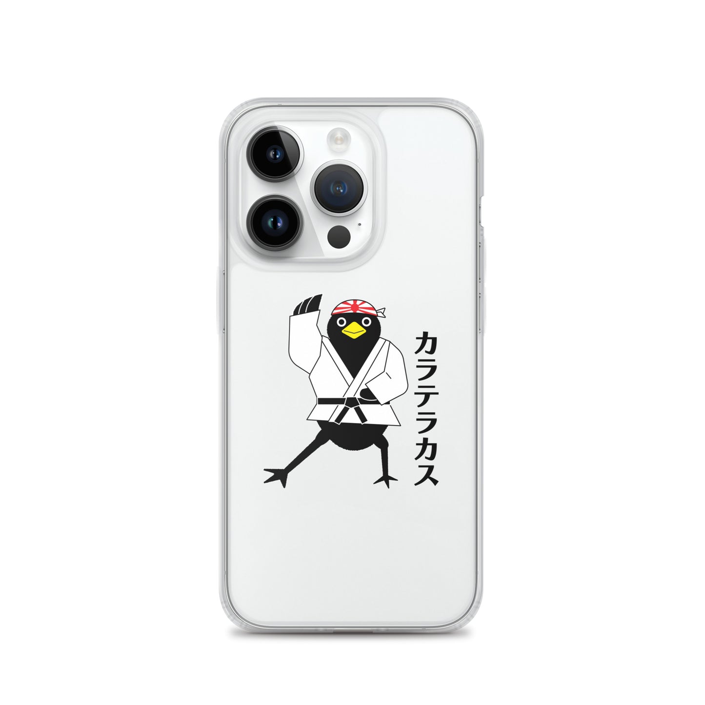 Clear Case for iPhone® Karate Crow