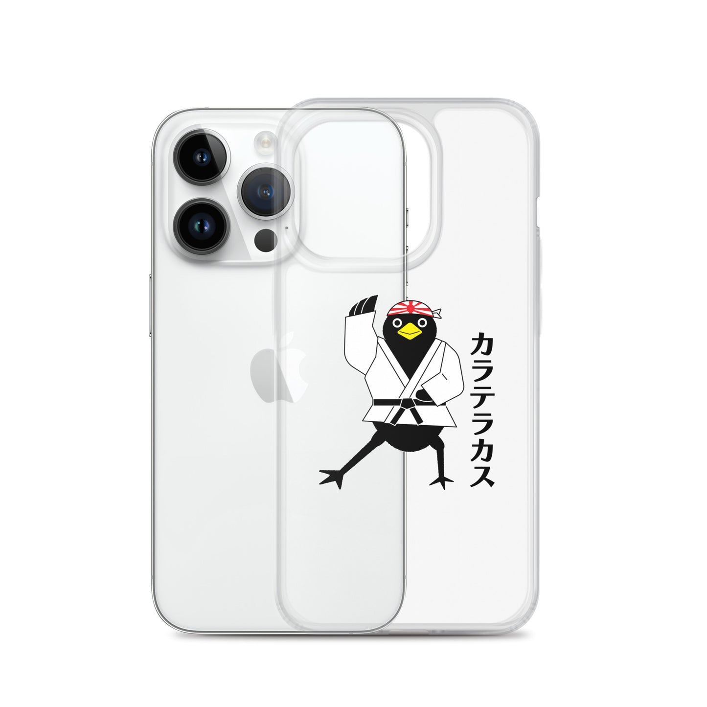 Clear Case for iPhone® Karate Crow