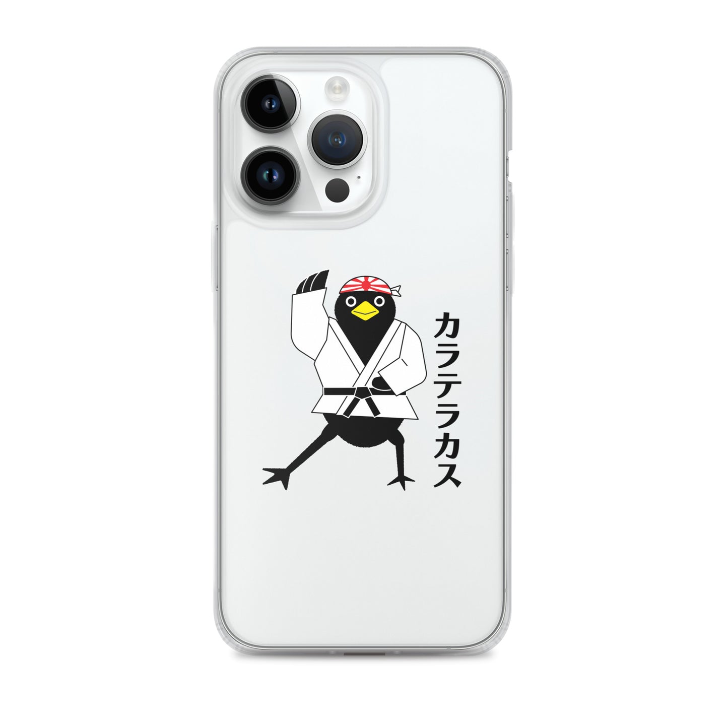 Clear Case for iPhone® Karate Crow