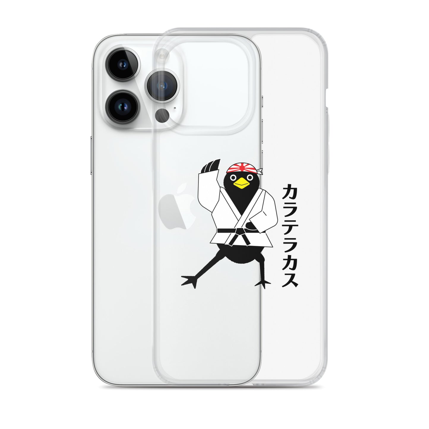 Clear Case for iPhone® Karate Crow